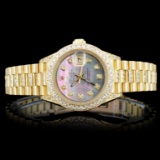 Rolex 18K 3.00ct Diamond Presidential Ladies Watch