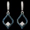 14K Gold 0.72ctw Diamond Earrings