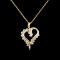 14K Gold 0.38ctw Diamond Pendant