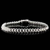 14K Gold 2.00ctw Diamond Bracelet