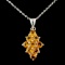 14K Gold 1.28ctw Topaz Pendant