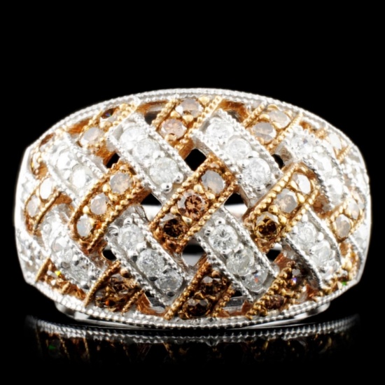 14K Gold 1.11ctw Diamond Ring