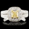 18K Gold 1.22ctw Diamond Ring