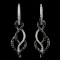 14K Gold 0.93ctw Diamond Earrings