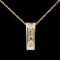 14K Gold 0.56ctw Diamond Pendant