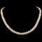 18K Gold 30.00ctw Diamond Necklace