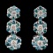 18K Gold 1.75ctw Diamond Earrings