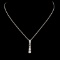 14K Gold 0.22ctw Diamond Pendant