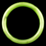 Chinese Fine Nephrite Jade Green Bangle