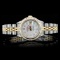 Rolex YG/SS DateJust Diamond Ladies Watch