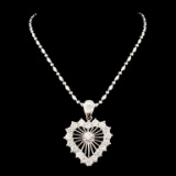 18K Gold 3.29ctw Diamond Necklace