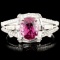 18K Gold 1.94ct Spinel & 0.56ctw Diamond Ring