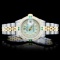 Rolex YG/SS DateJust Diamond Ladies Watch