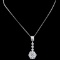 18K White Gold 1.23ct Diampnd Pendant