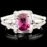 18K Gold 1.94ct Spinel & 0.56ctw Diamond Ring