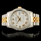 Rolex DateJust 1.50ctw Diamond 36MM Wristwatch