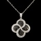 14K Gold 0.72ctw Diamond Pendant