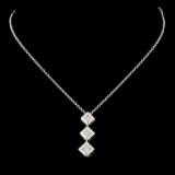 14K Gold 0.25ctw Diamond Pendant