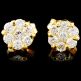 14K Gold 0.50ctw Diamond Earrings