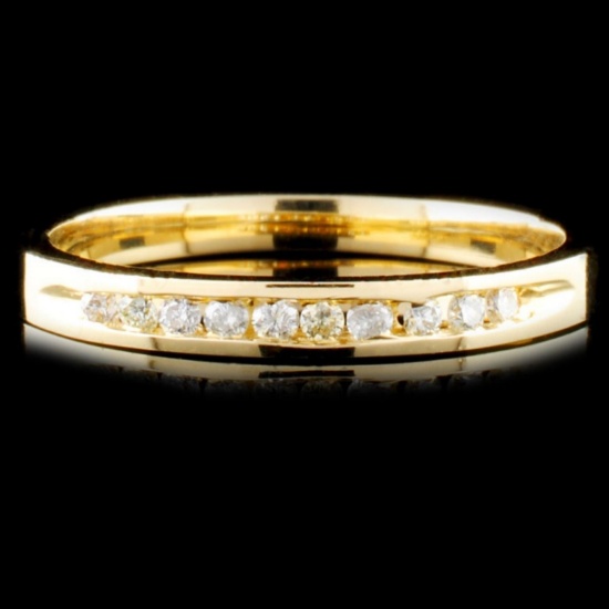 14K Gold 0.16ctw Diamond Ring