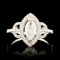 14K Gold 1.09ctw Diamond Ring