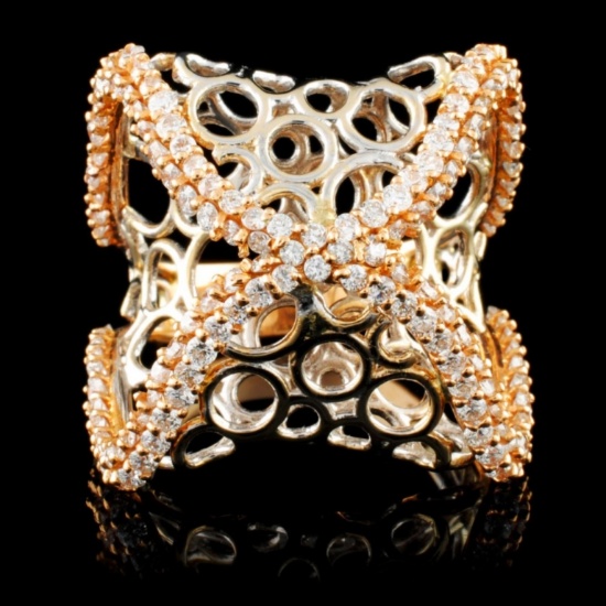18K Gold 2.85ctw Diamond Ring