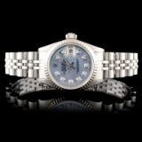 Rolex DateJust 18K & SS Ladies Wristwatch