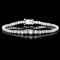 ^18k White Gold 3.00ct Diamond Bracelet