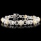 18K Gold 5.31ctw Fancy Diamond Bracelet