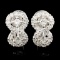 18K Gold 1.63ctw Diamond Earrings