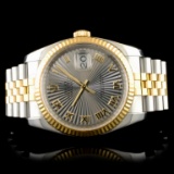 Rolex DateJust 116233 YG/SS Fluted 36MM Watch