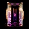 14K Gold 24.18ct Amethyst & 0.52ctw Diamond Ring