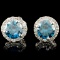 14K Gold 1.45ctw Diamond Earrings