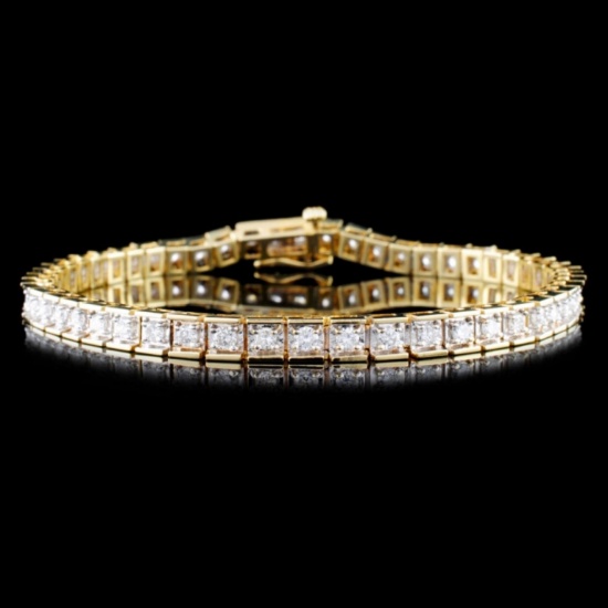 14K Gold 1.48ctw Diamond Bracelet