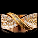 14K Gold 0.89ctw Diamond Ring