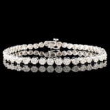 14K Gold 3.15ctw Diamond Bracelet