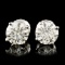 14K Gold 1.42ctw Diamond Earrings