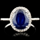 14K Gold 2.12ct Tanzanite & 0.48ctw Diamond Ring