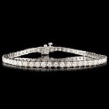 14K Gold 4.28ctw Diamond Bracelet