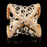 18K Gold 2.85ctw Diamond Ring