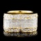 18K Gold 4.49ctw Diamond Ring