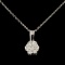 14K Gold 0.51ctw Diamond Pendant