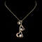 14K Gold 0.22ctw Diamond Pendant