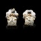 14K Gold 0.22ctw Diamond Earrings