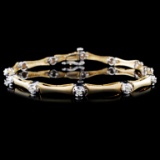 14K Gold 0.25ctw Diamond Bracelet