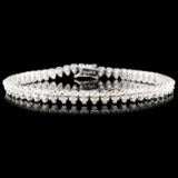 18K Gold 2.25ctw Diamond Bracelet