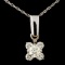 14K Gold 0.52ctw Diamond Pendant