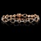 14K Rose Gold 1.69ctw Fancy Color Diamond Bracelet