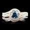 18K Gold 0.96ctw Diamond Ring