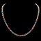 14k Gold 27.00ct Sapphire & 1.25ct Diamond Neckla